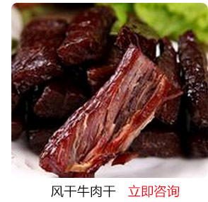 汪清地摊特色小吃培训-风干牛肉干